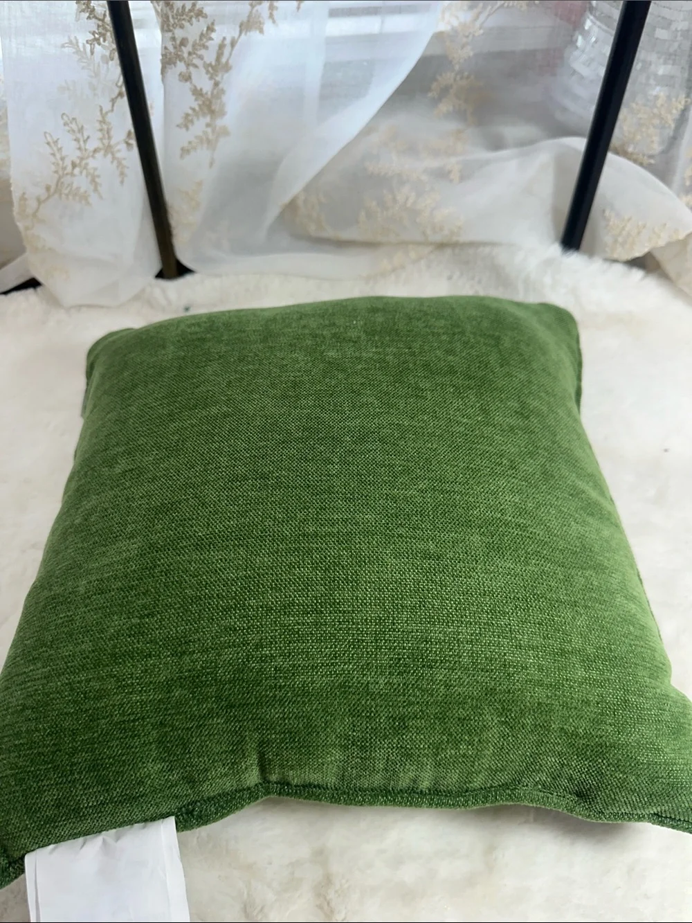MSX needlepoint golfcart decor  pillow